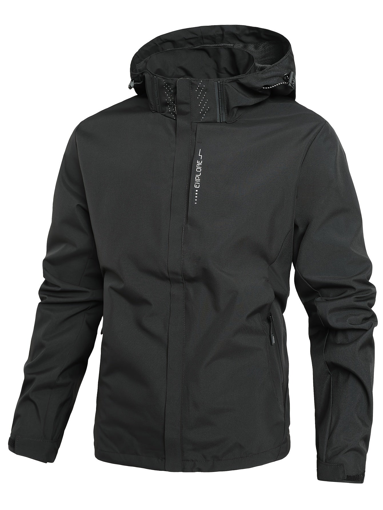 Heren losse buitenfietsen casual mode capuchon trui windjacke jack