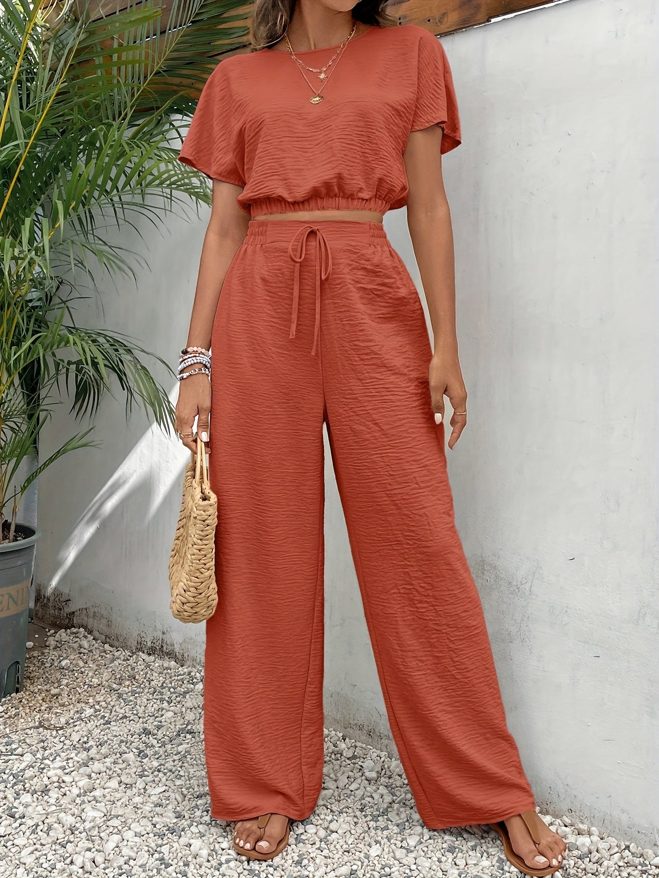 Elise Crop Top Set