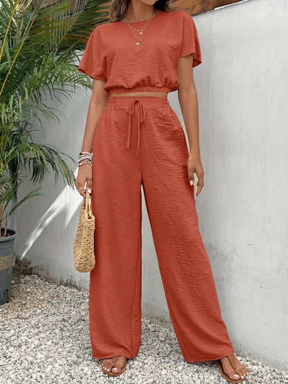 Elise Crop Top Set