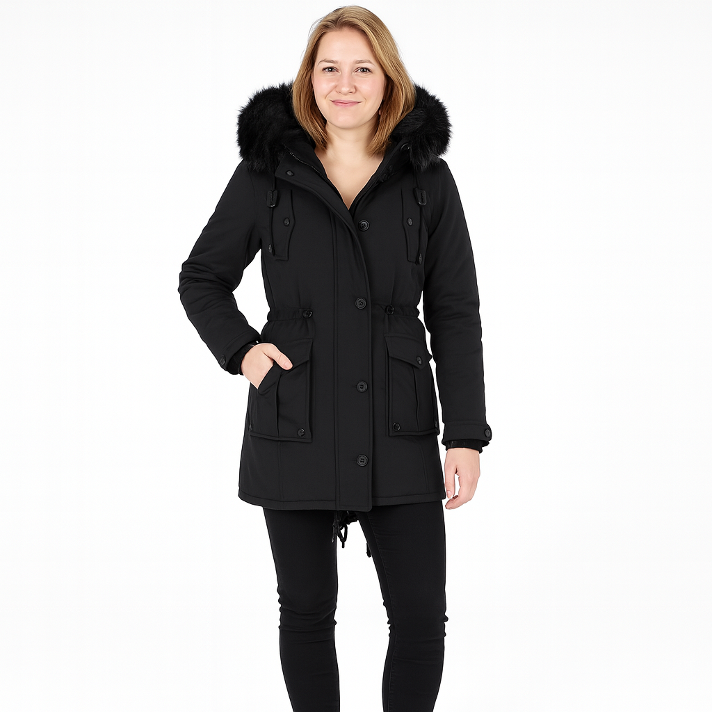 Dames Winterjas Met Capuchon | Lange Warme Jas