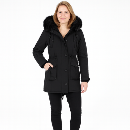 Dames Winterjas Met Capuchon | Lange Warme Jas