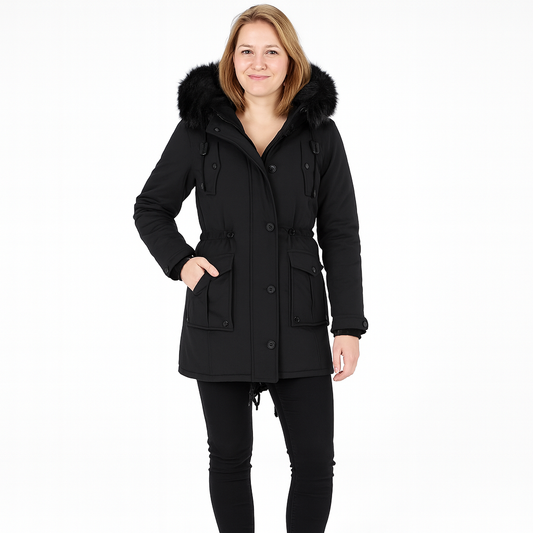 Dames Winterjas Met Capuchon | Lange Warme Jas
