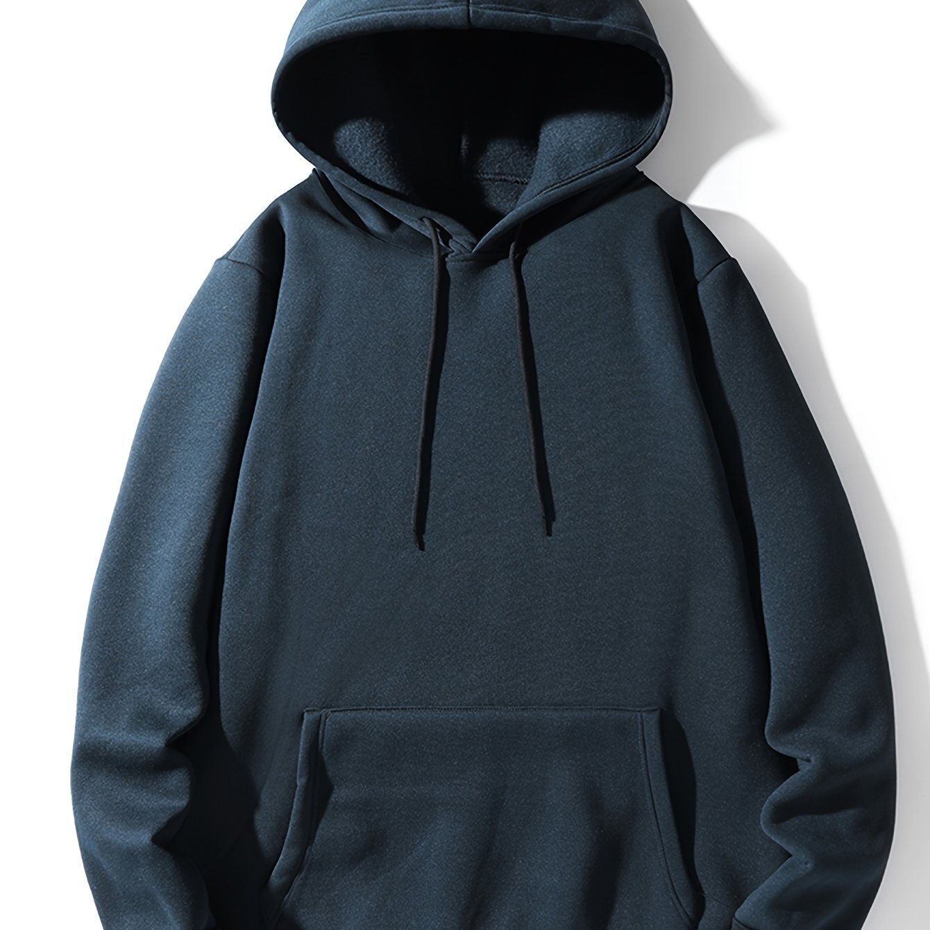 Mannen Hoodies, Effen Kleur Hoodie, Casual Heren Pullover Hoodie Met Kangoeroezak Voor Lente Herfst, Als Geschenken, Coquette Stijl