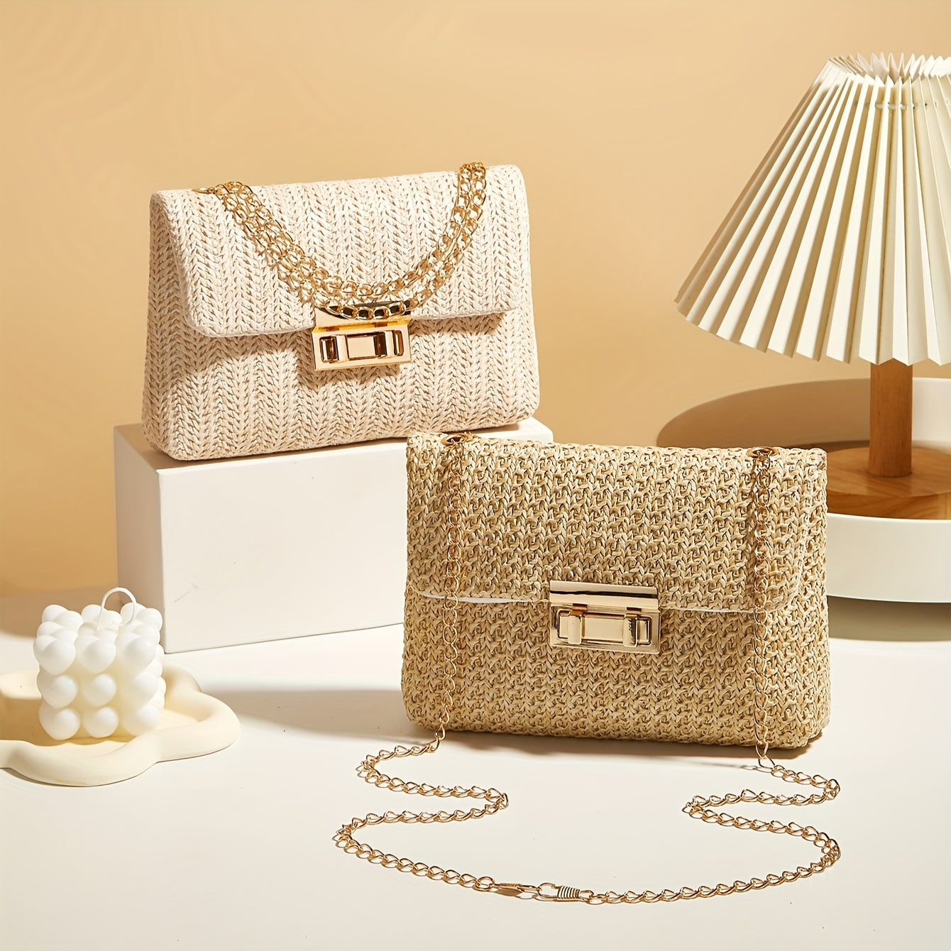 Belle & Co - Geweven Schoudertas