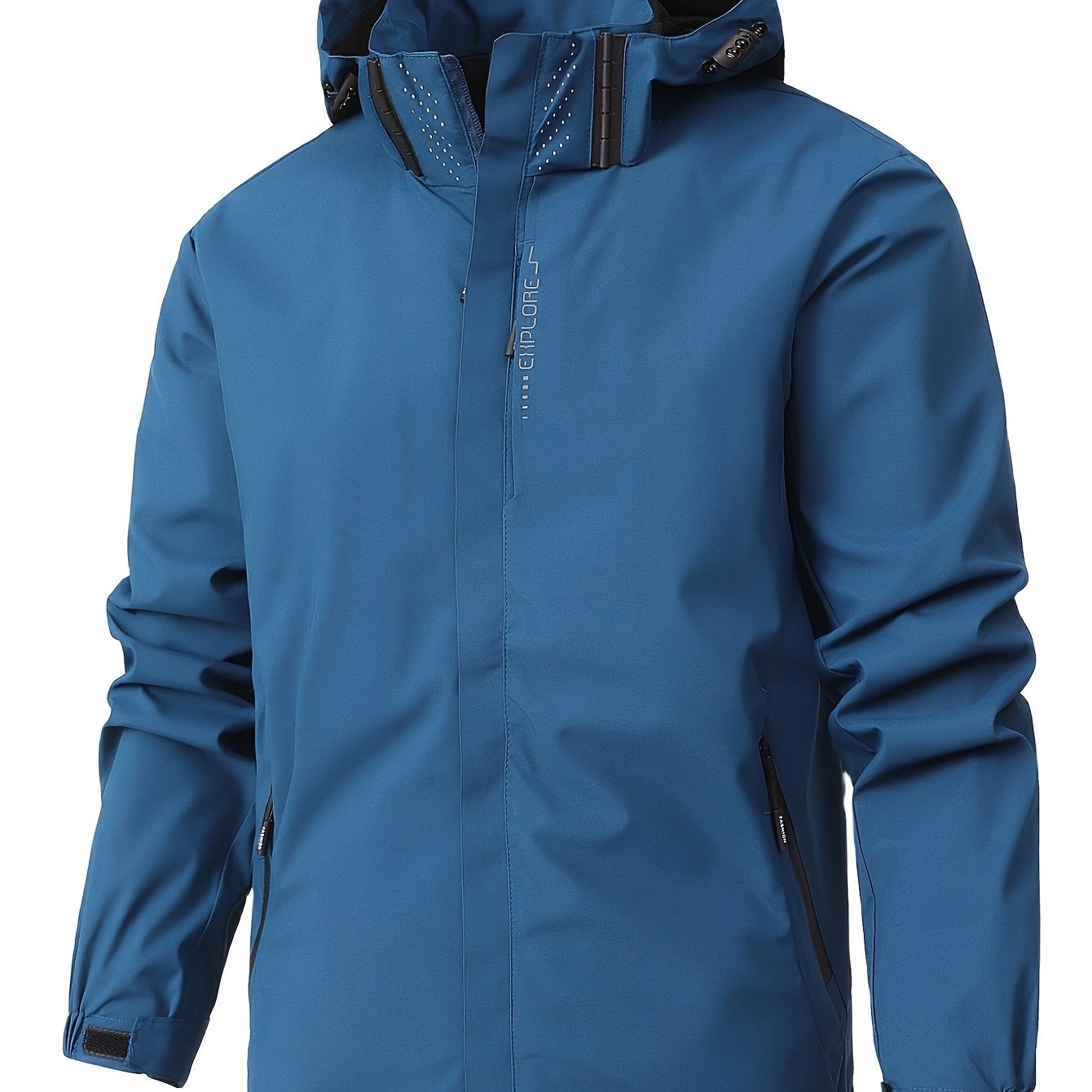 Heren losse buitenfietsen casual mode capuchon trui windjacke jack