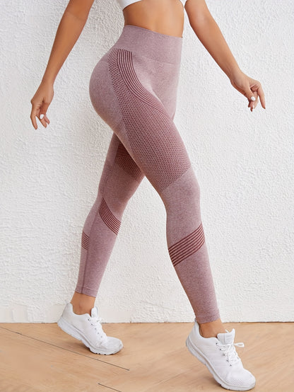 Comfortabele, sneldrogende sportlegging met hoge stretch, yogabroek met hoge taille, actieve dameskleding