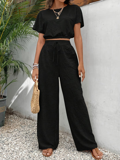 Elise Crop Top Set