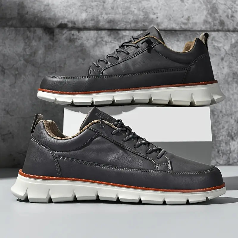 Heren Leren Sneakers Orthopedisch