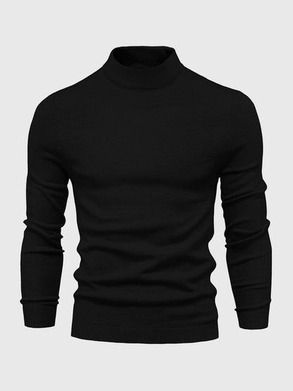 Heren Coltrui Slim Fit Gebreid