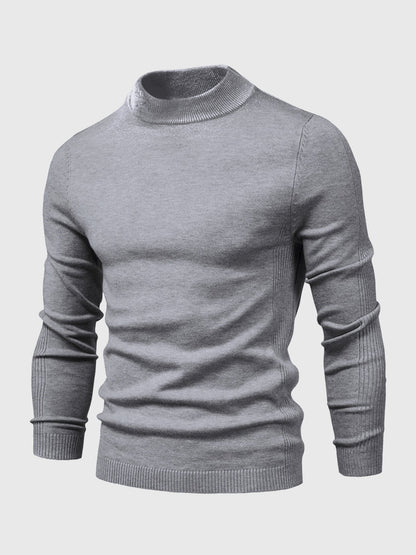 Heren Coltrui Slim Fit Gebreid