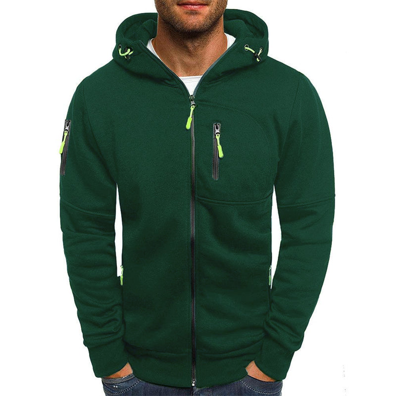 Heren Hoodie-Jack | Sweatvest met Capuchon