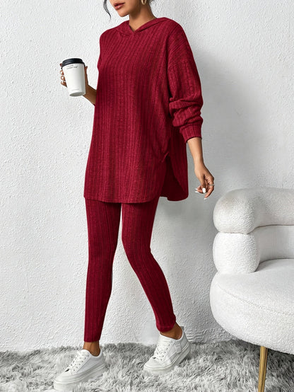 Dames Lounge Set | Ribgebreid 2-delig