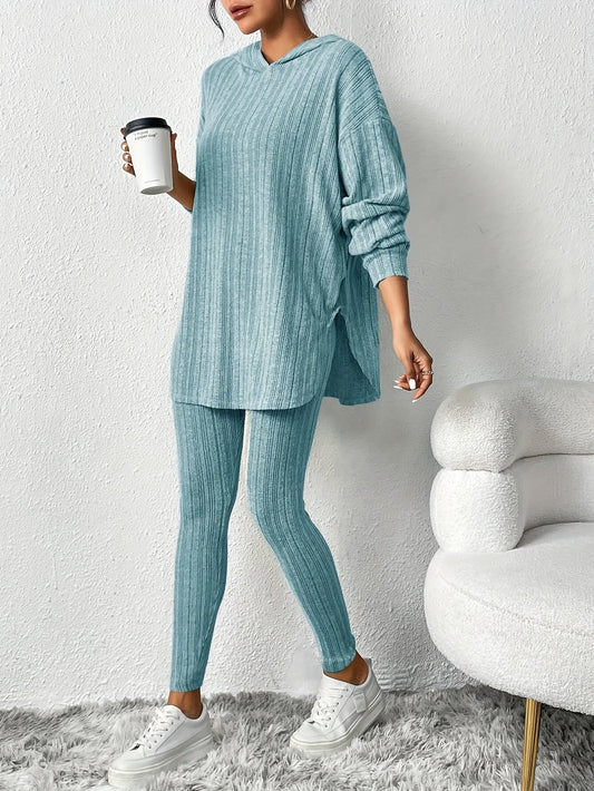 Dames Lounge Set | Ribgebreid 2-delig