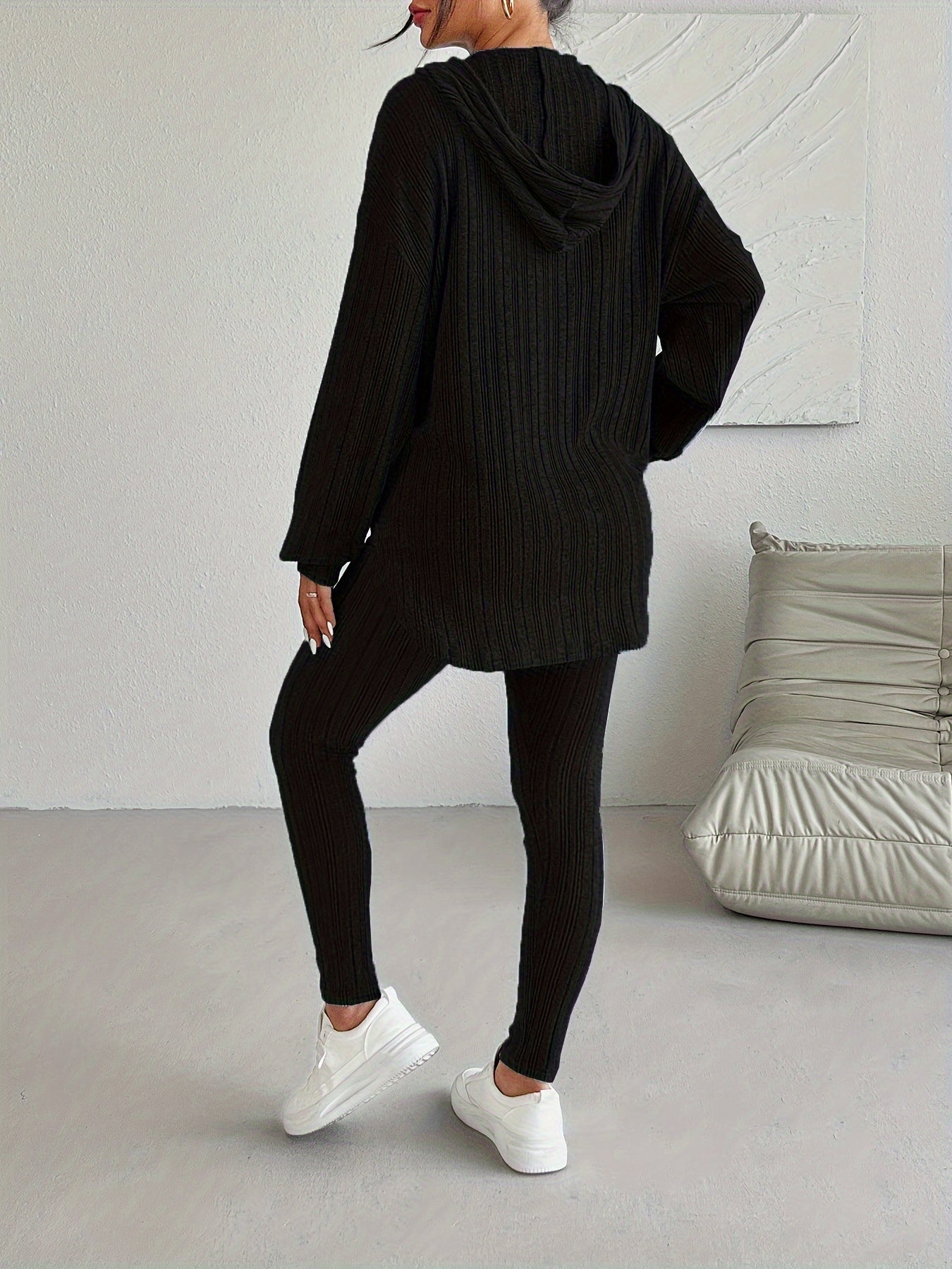 Dames Lounge Set | Ribgebreid 2-delig